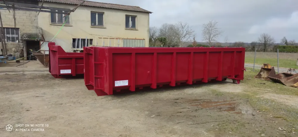Peinture sur benne près de Bordeaux